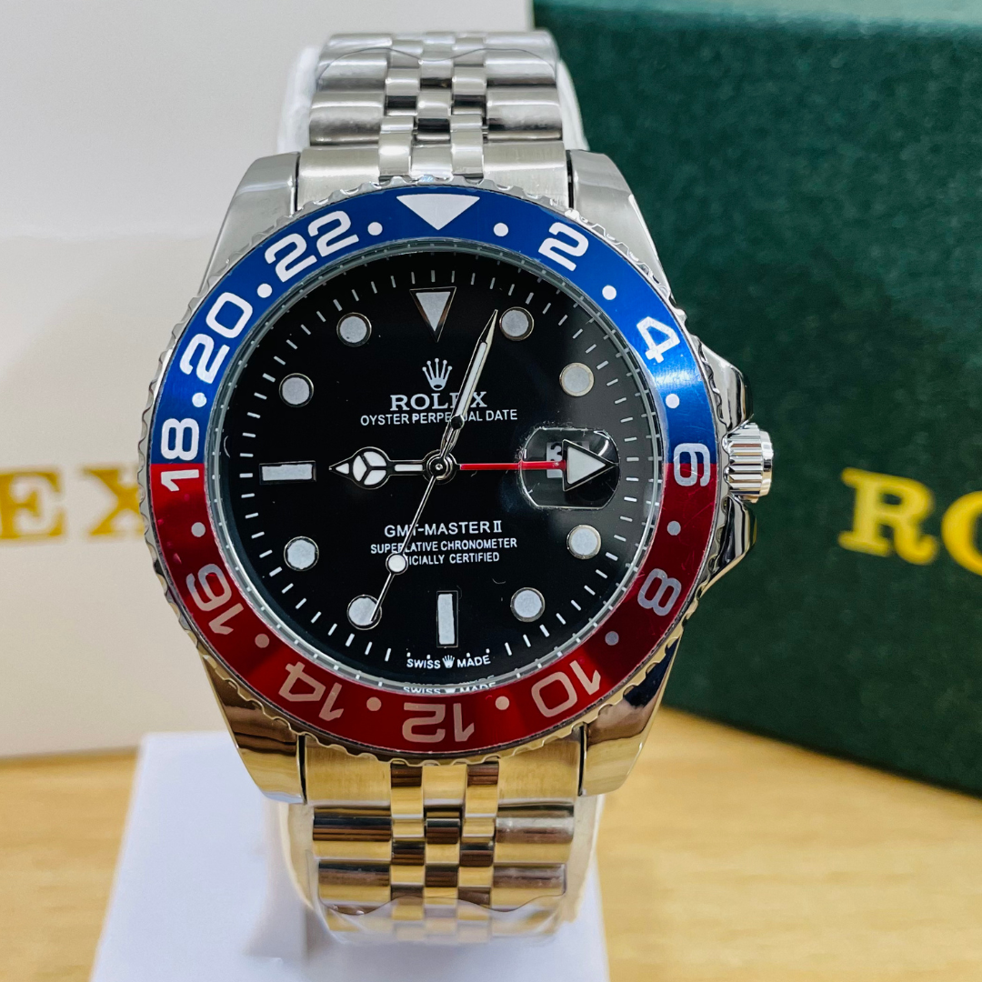 Rlx GMT Master - 40mm - Stainless Steel - Pepsi Jubilee - Image 2