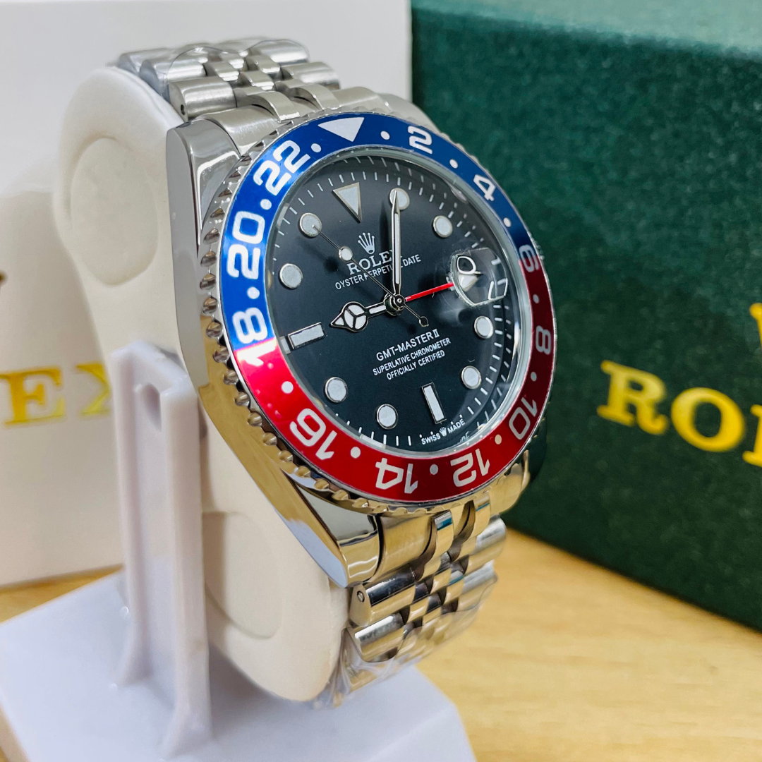 Rlx GMT Master - 40mm - Stainless Steel - Pepsi Jubilee - Image 3