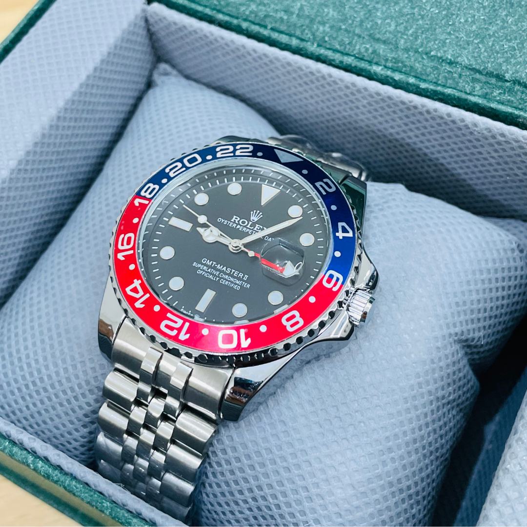Rlx GMT Master - 40mm - Stainless Steel - Pepsi Jubilee - Image 5
