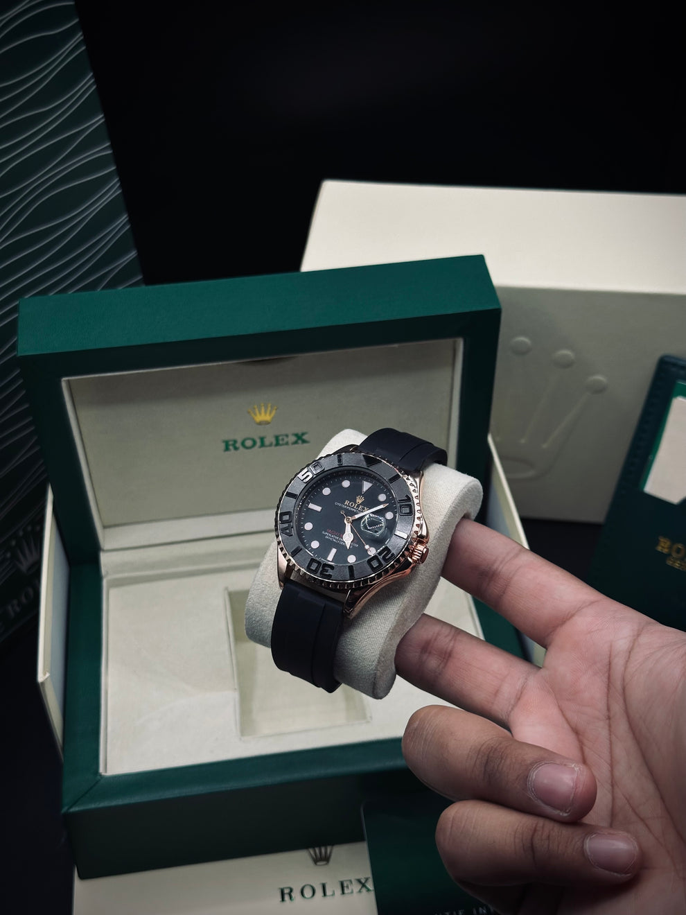 Rolex Yatch Master (Silicone Straps) - Image 6