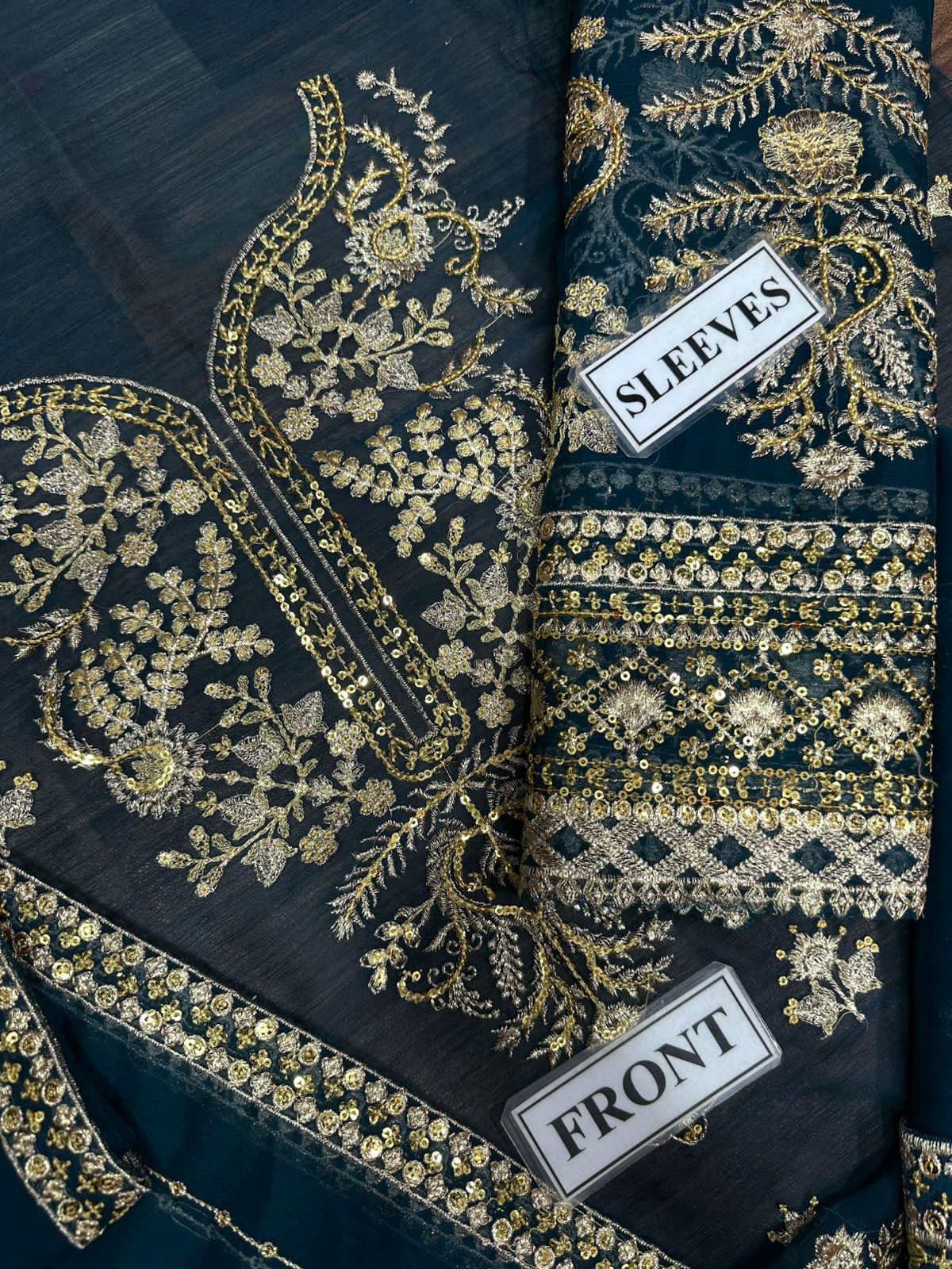 3 PC Front heavy Suit by Asim Jofa - Image 3