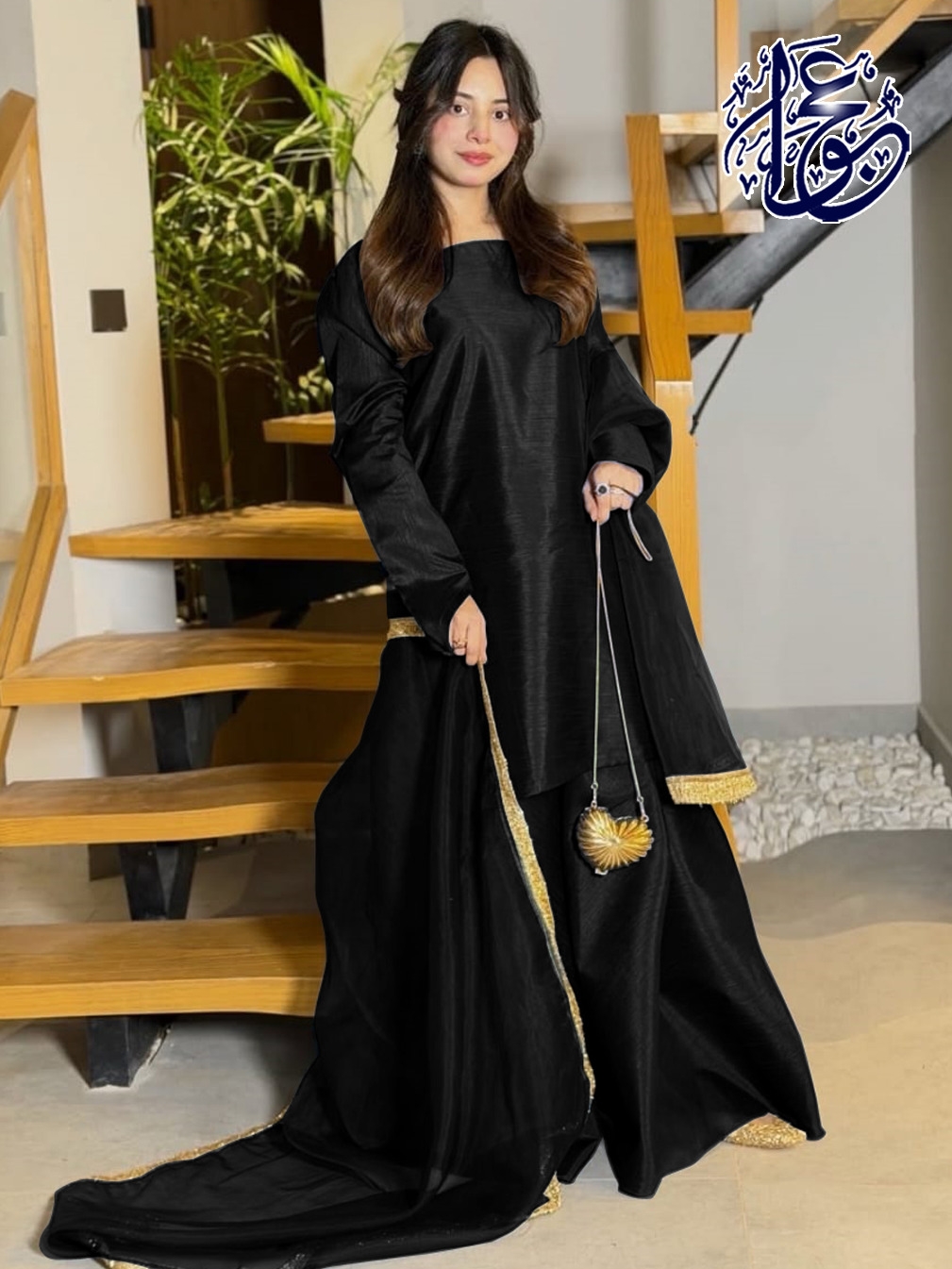 3Pcs long flare Sharara - Image 3