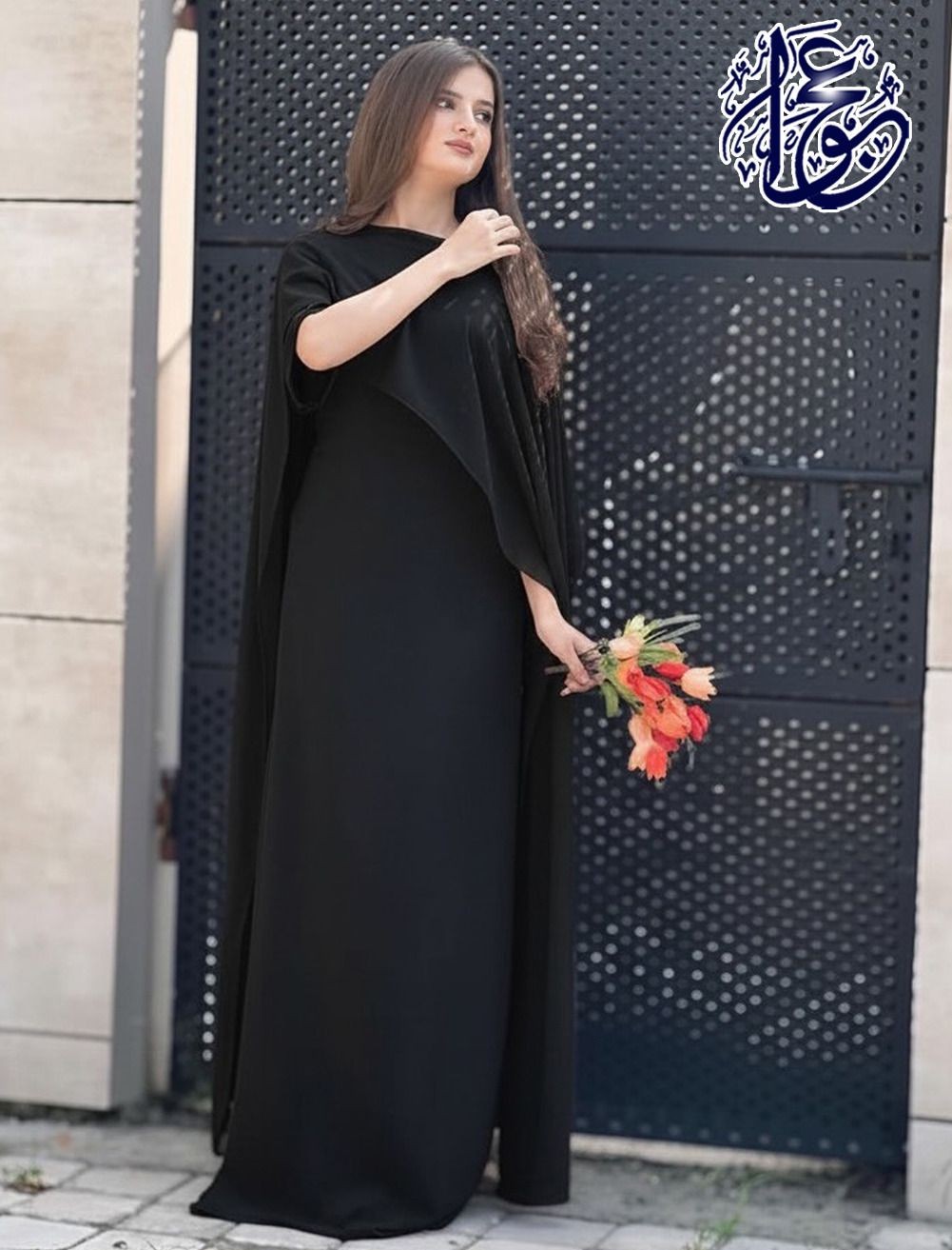 CAP SHAWL CHIFFON MAXI NOW AVAILABLE 10 COLORS - Image 3