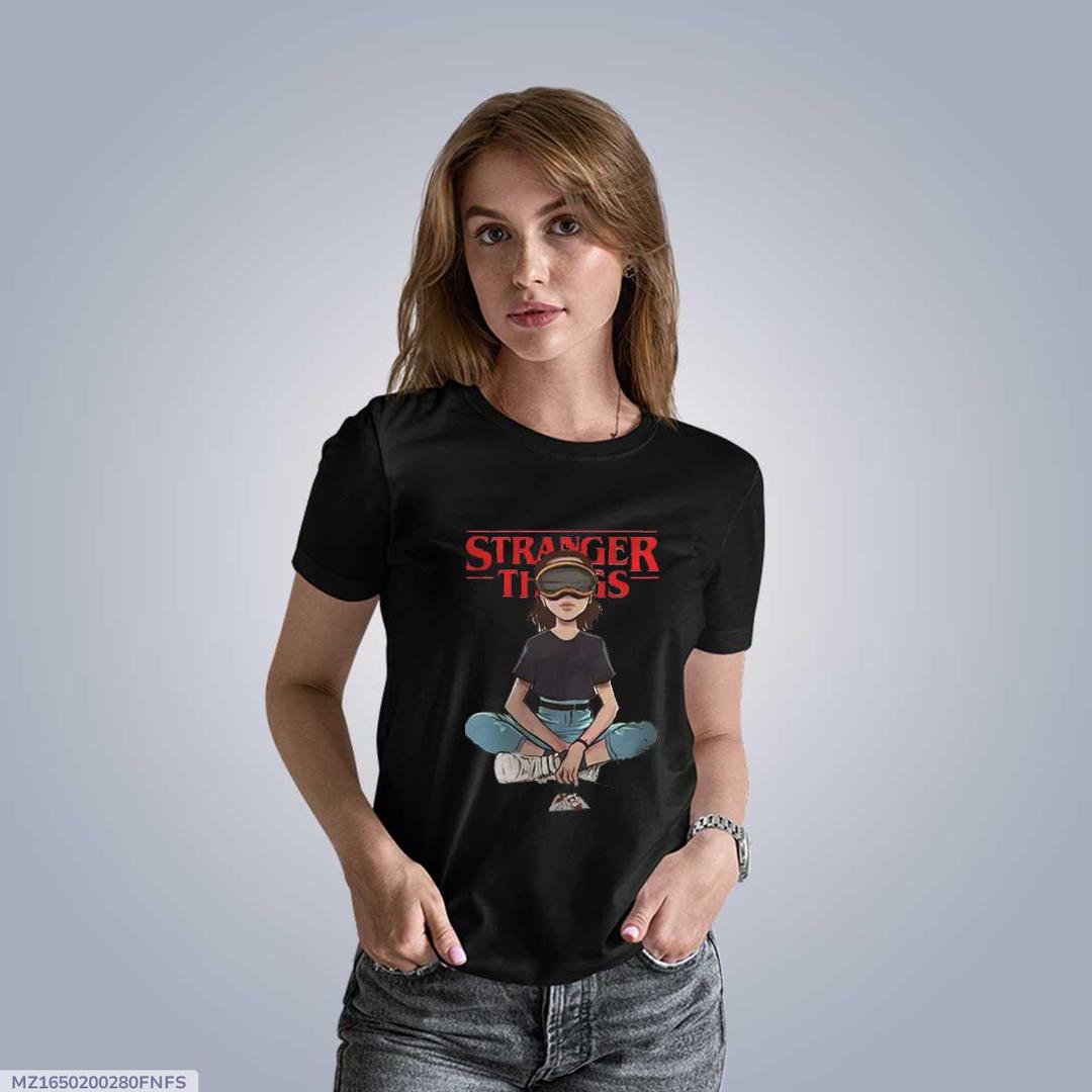 Women's Stitched Printed T-Shirt